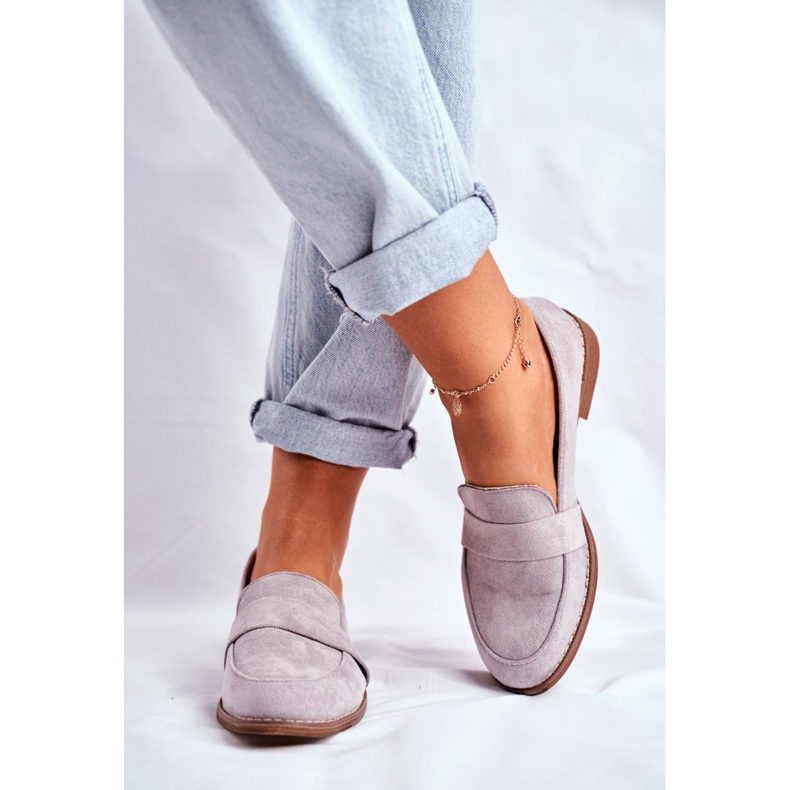 SEA Zapatos Brogues Mujer Ante Gris Cintra 2