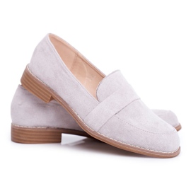 SEA Zapatos Brogues Mujer Ante Gris Cintra 5