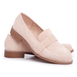 PS1 Zapatos Brogues Mujer Ante Beige Cintra 4