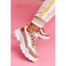 SEA Zapatillas Deportivas Mujer Palmas Beige y Blancas blanco marrón 4