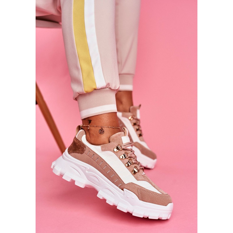 SEA Zapatillas Deportivas Mujer Palmas Beige y Blancas blanco marrón 2