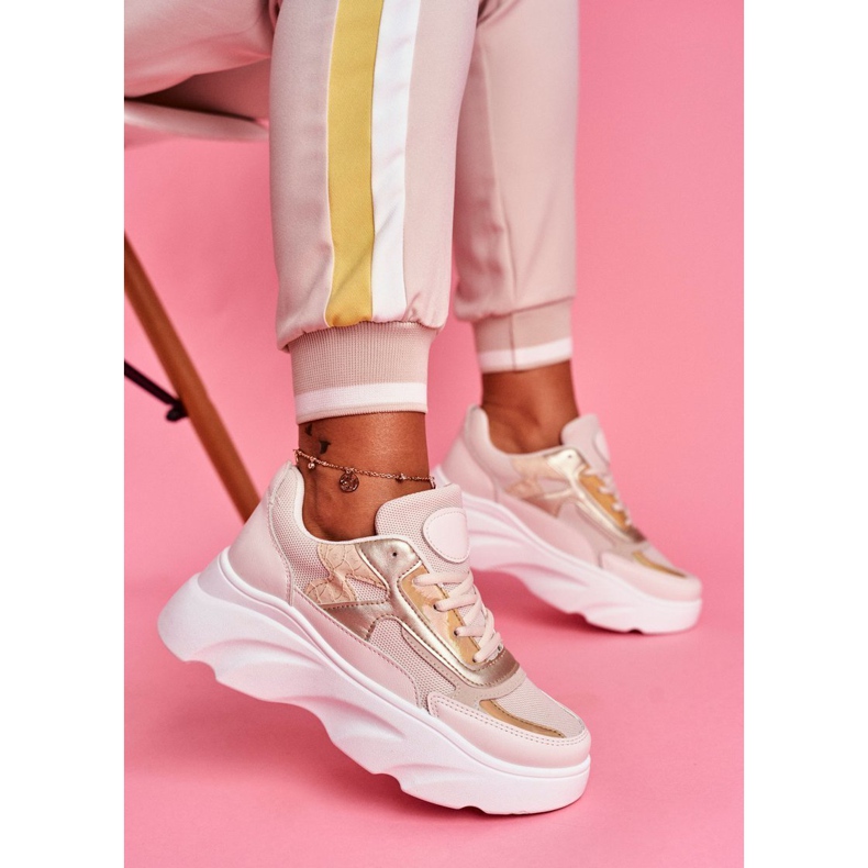 SEA Zapatos Deportivos Mujer Beige Dallas 1