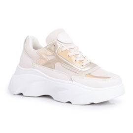 SEA Zapatos Deportivos Mujer Beige Dallas 5