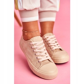 BUGO Zapatillas de mujer de ante beige El Paso 5