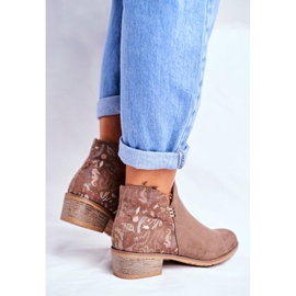De Mujer Botas Con Tacón Plano Primavera Marrón Elizabeth 5