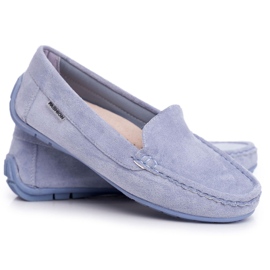 EVE Mocasines Mujer Ante Morreno Azul 4