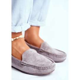 EVE Mocasines Gris Mujer Ante Morreno 5