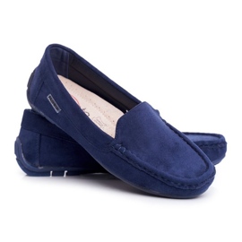 Mocasines Mujer Ante Azul Marino Morreno 4