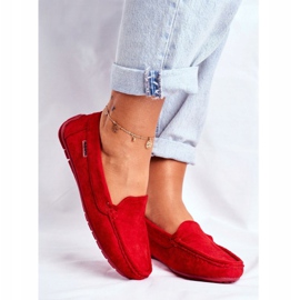 EVE Mocasines Rojos Mujer Ante Morreno 1