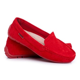 EVE Mocasines Rojos Mujer Ante Morreno 4