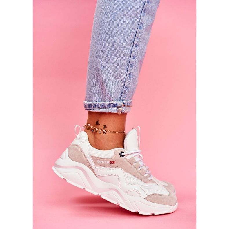 Zapatos Deportivos De Mujer Sneakers Big Star White FF274958 blanco 1