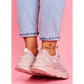 Zapatos Deportivos De Mujer Sneakers Big Star Pink FF274960 rosado 4