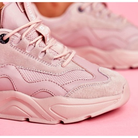 Zapatos Deportivos De Mujer Sneakers Big Star Pink FF274960 rosado 5