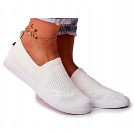 Zapatillas blancas de mujer Zapatillas sin cordones Big Star FF274A608 blanco 6