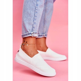 Zapatillas blancas de mujer Zapatillas sin cordones Big Star FF274A608 blanco 1