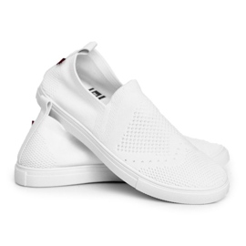 Zapatillas blancas de mujer Zapatillas sin cordones Big Star FF274A608 blanco 2