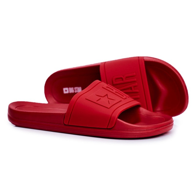 Pantuflas de Hombre Big Star Rubber Red DD174689 rojo 1 Pantuflas de Hombre Big Star Rubber Red DD174689 rojo 1
