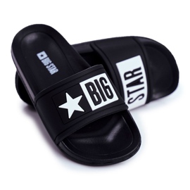 Pantuflas Negras Big Star Infantil y Juvenil DD374150 negro 2