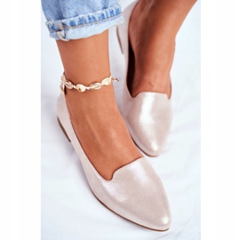 Bailarinas de Mujer Sergio Leone Beige Gold BL610 dorado 2