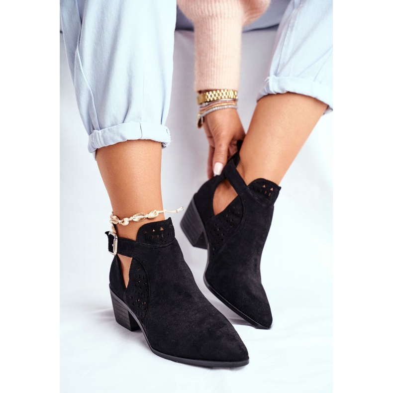 Bellucci Botas de primavera de mujer con corte Black Rita negro 1 Bellucci Botas de primavera de mujer con corte Black Rita negro 1