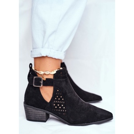 Bellucci Botas de primavera de mujer con corte Black Rita negro 4