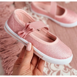 EVE Zapatillas de niños bailarinas Pink Bianka rosado 4