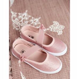 EVE Zapatillas de niños bailarinas Pink Bianka rosado 5
