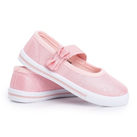 EVE Zapatillas de niños bailarinas Pink Bianka rosado 6