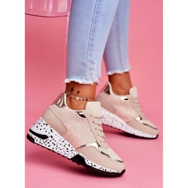 Calzado Deportivo Mujer Hidden Wedge Beige Mollen 4
