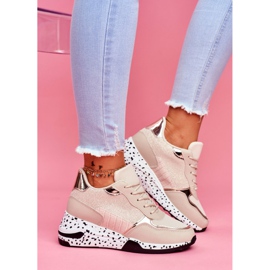 Calzado Deportivo Mujer Hidden Wedge Beige Mollen 2