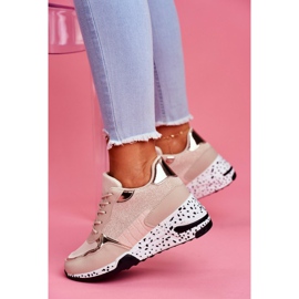 Calzado Deportivo Mujer Hidden Wedge Beige Mollen 1