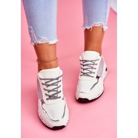 Zapatillas Deportivas Mujer Suela Gruesa Blanco Nokien multicolor 3