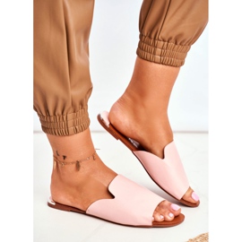 HAN Pantuflas de Mujer Planas Rosa Mimios rosado 2