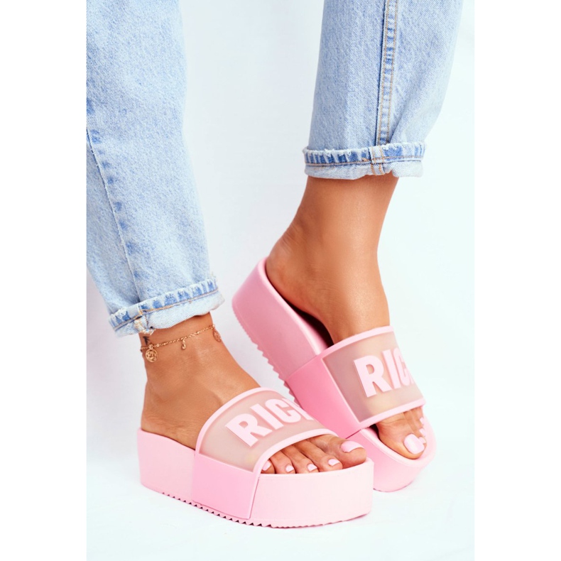 SEA Pantuflas De Mujer En La Plataforma Pink Rich rosado 2