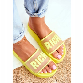 PS1 Pantuflas De Mujer En La Plataforma Amarillas Rich amarillo 2