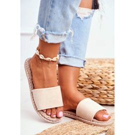 FRJ Pantuflas Clásicas Mujer Ante Beige Look At Me 3