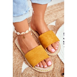 FRJ Pantuflas De Ante Clásicas Para Mujer Amarillas Look At Me amarillo 1 FRJ Pantuflas De Ante Clásicas Para Mujer Amarillas Look At Me amarillo 1