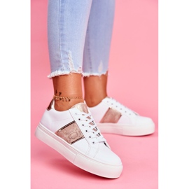 Zapatos deportivos de mujer blancos y dorados Keep Going 2 Zapatos deportivos de mujer blancos y dorados Keep Going 2