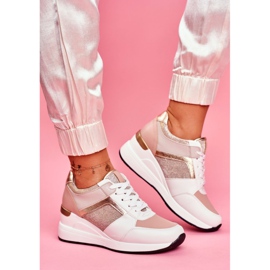 Moow Calzado deportivo de mujer Sneakers White and Pink Dillion blanco rosa multicolor amarillo 1