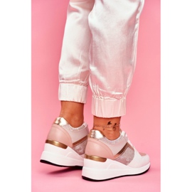 Moow Calzado deportivo de mujer Sneakers White and Pink Dillion blanco rosado multicolor amarillo 3