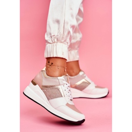 Moow Calzado deportivo de mujer Sneakers White and Pink Dillion blanco rosado multicolor amarillo 2