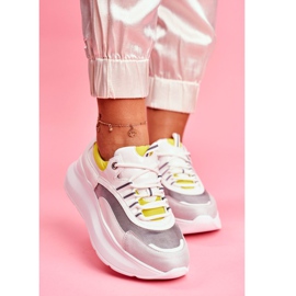 Moow Zapatillas Deportivas Mujer Deportivas Blancas Moretti blanco amarillo 2 Moow Zapatillas Deportivas Mujer Deportivas Blancas Moretti blanco amarillo 2