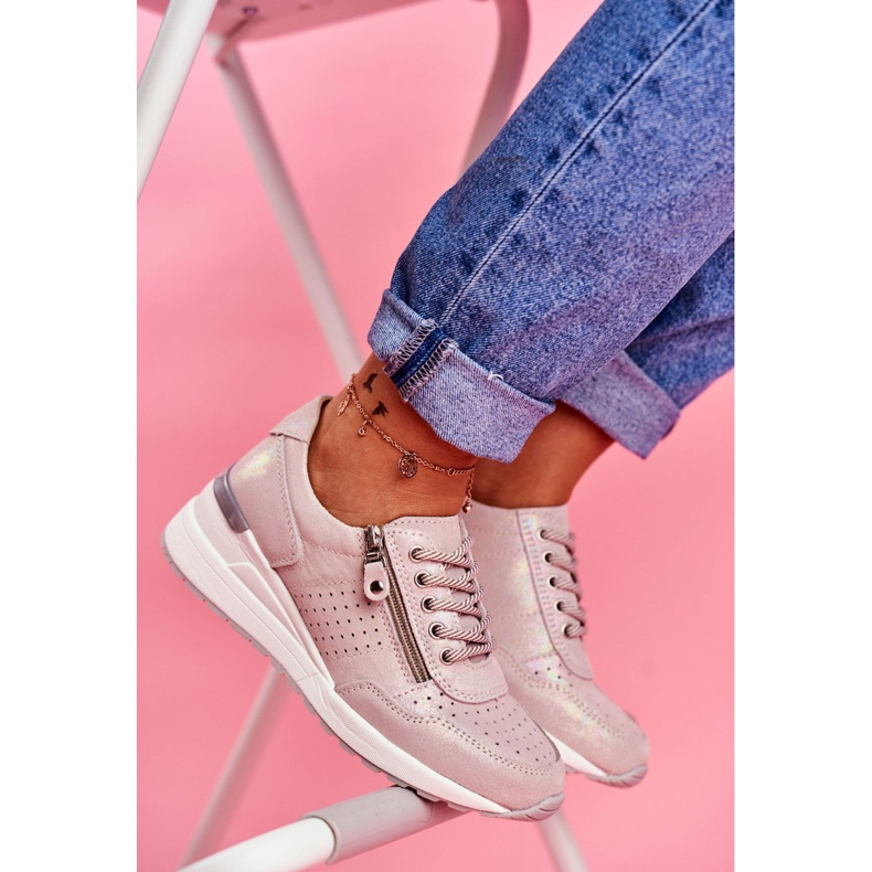 Vinceza Zapatos Deportivos De Mujer Sneakers Beige FT20-8675 Better Way 1