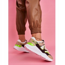 PS1 Zapatillas Deportivas Mujer Zapatillas White Freak blanco marrón multicolor 5