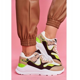 PS1 Zapatillas Deportivas Mujer Zapatillas White Freak blanco marrón multicolor 4