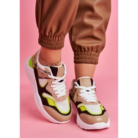 PS1 Zapatillas Deportivas Mujer Zapatillas White Freak blanco marrón multicolor 3