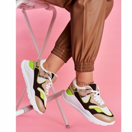 PS1 Zapatillas Deportivas Mujer Zapatillas White Freak blanco marrón multicolor 6