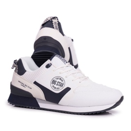 Zapatos Deportivos Hombre Big Star White FF174204 blanco 4
