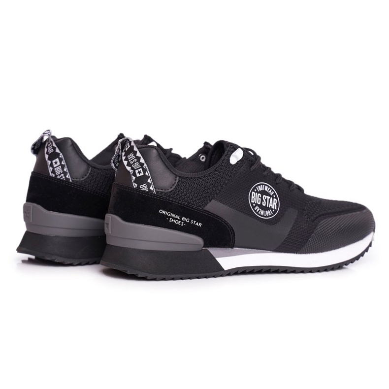 Zapatos Deportivos de Hombre Big Star Black FF174206 negro 1