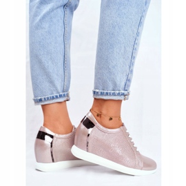 Zapatillas de Mujer Sergio Leone Beige Sparkle SP235 3